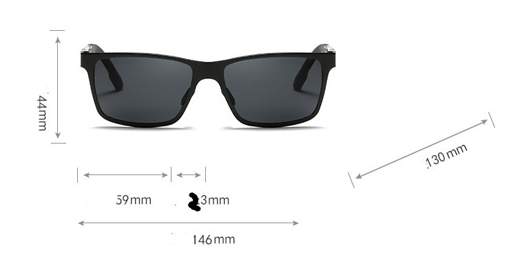 النظارات الشمسية الجديدة الألومنيوم المغنيسيوم النظارات الرياضية أزياء الرجال والنساء النظارات الشمسية النظارات