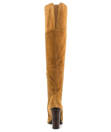 Sheepskin over the knee boots 33-43 professional custom tube round with high heels