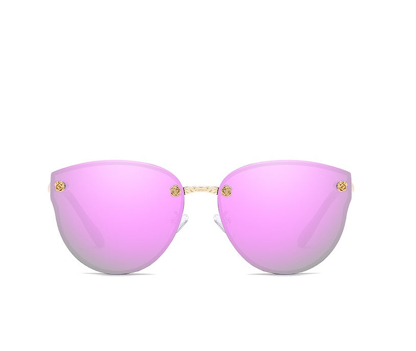 الأزياء الفاخرة النظارات الشمسية النساء العلامة التجارية مصمم الجمجمة نظارات شمسية للسيدات ريترو UV400 المضادة للانعكاس الإناث Oculos 