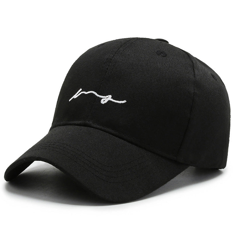 Casual Sunshade Letter Curved Brim Hat