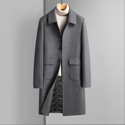 Wool Korean Style Casual Winter Thickened Velvet Woolen Coat
