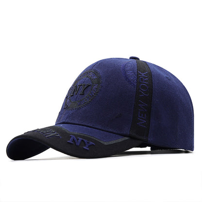 Embroidered Letters Washed Cotton Baseball Cap Men And Women