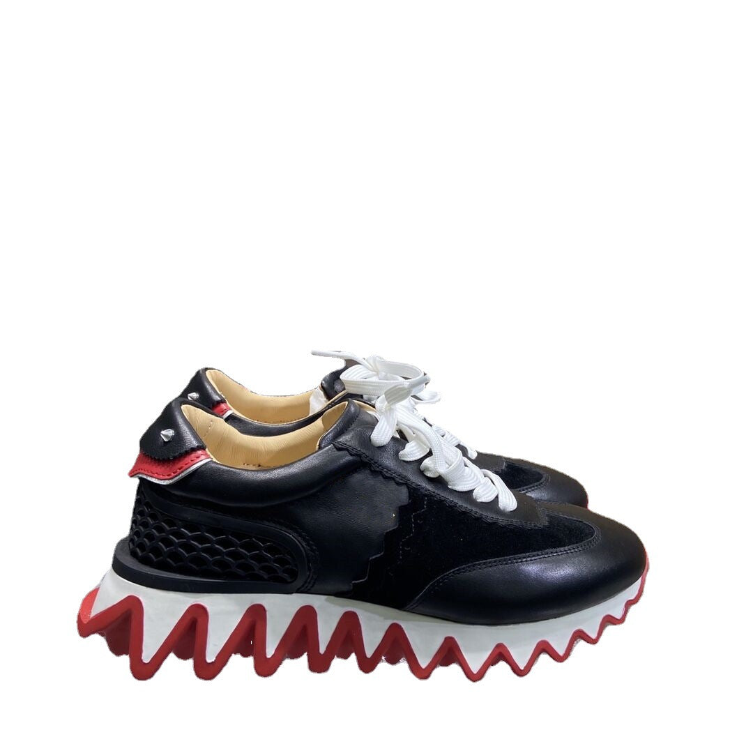 أحذية ترفيهية رياضية نسائية جديدة سميكة سوليد برشام