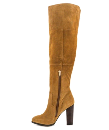 Sheepskin over the knee boots 33-43 professional custom tube round with high heels