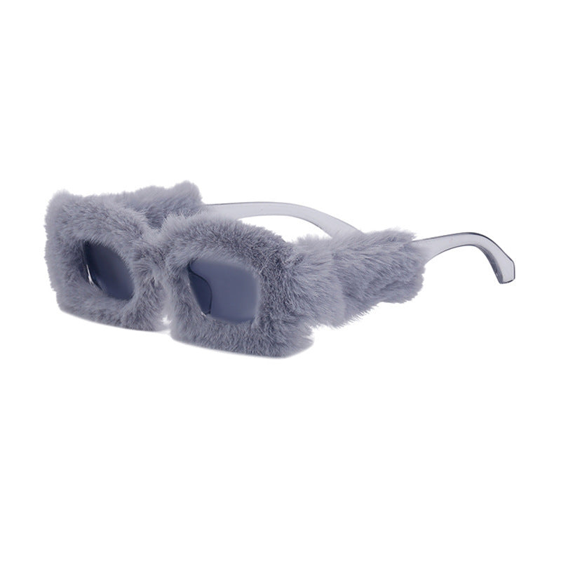 نظارات شمسية مربعة من القطيفة للنساء نظارات شمسية شاملة للنساء في الشتاء
