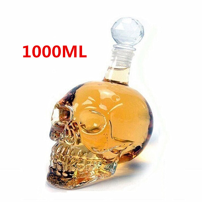 Skull Skull Double Transparent Glass