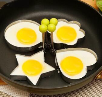 قالب بيض مقلي من الفولاذ المقاوم للصدأ سميك ومبتكر