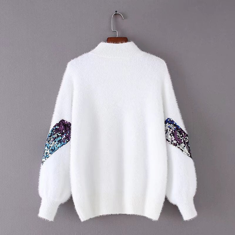 Loose Korean style outer wear pullover base sweater
