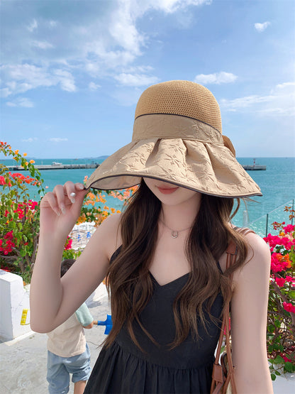 قبعة نسائية للحماية من الشمس، حماية من الأشعة فوق البنفسجية