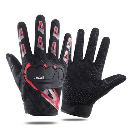 Outdoor Sports Breathable Non-slip Long Finger Half Finger Touch Screen Riding Gloves