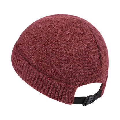 Outdoor Autumn And Winter Warm Hemming Knitted Woolen Cap