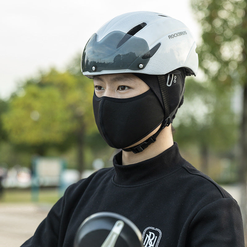 مريلة درع الدراجة النارية لحماية الوجه من الرياح