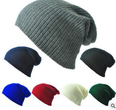 قبعات مخططة بلون دافئ للرجال والنساء