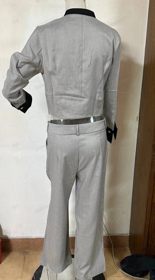 Elegant Wide-leg Pants For Women Suit