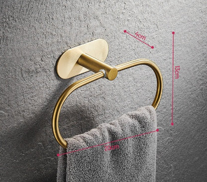 شريط واحد منشفة رف الحمام هوك قلادة الحمام
